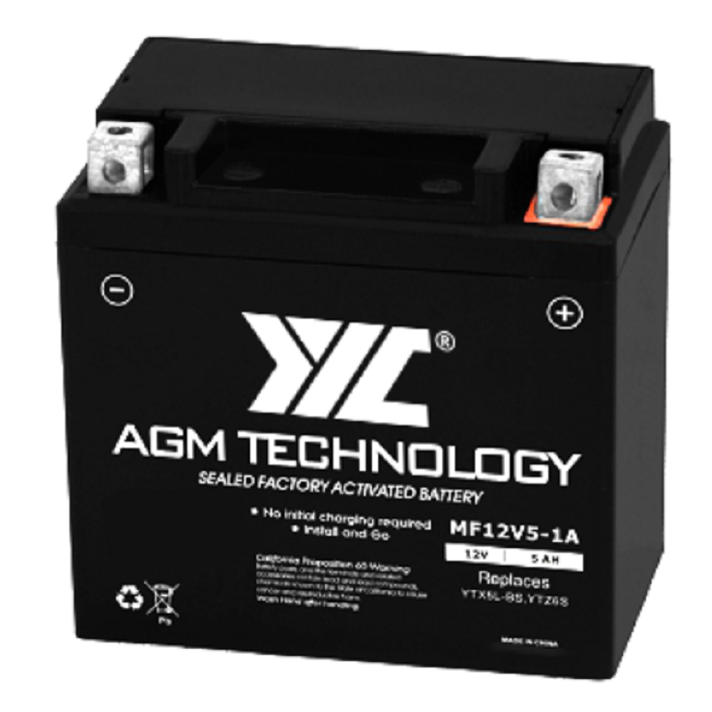 Motorcycle 12V 5AH JYC BATTERY SDN. BHD.